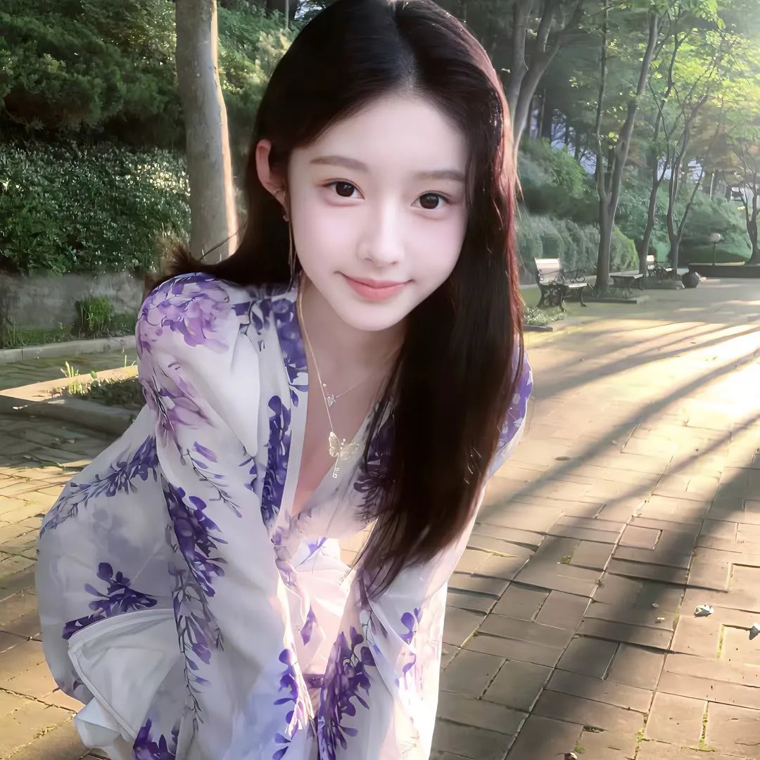 听见她说